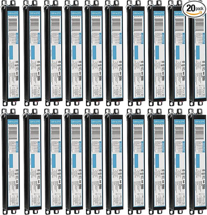 OHLECTRIC 20 Pack - Replacement for ICN1P32-SC 1 Lamp - T8 Fluorescent Ballast, Electronic Ballast