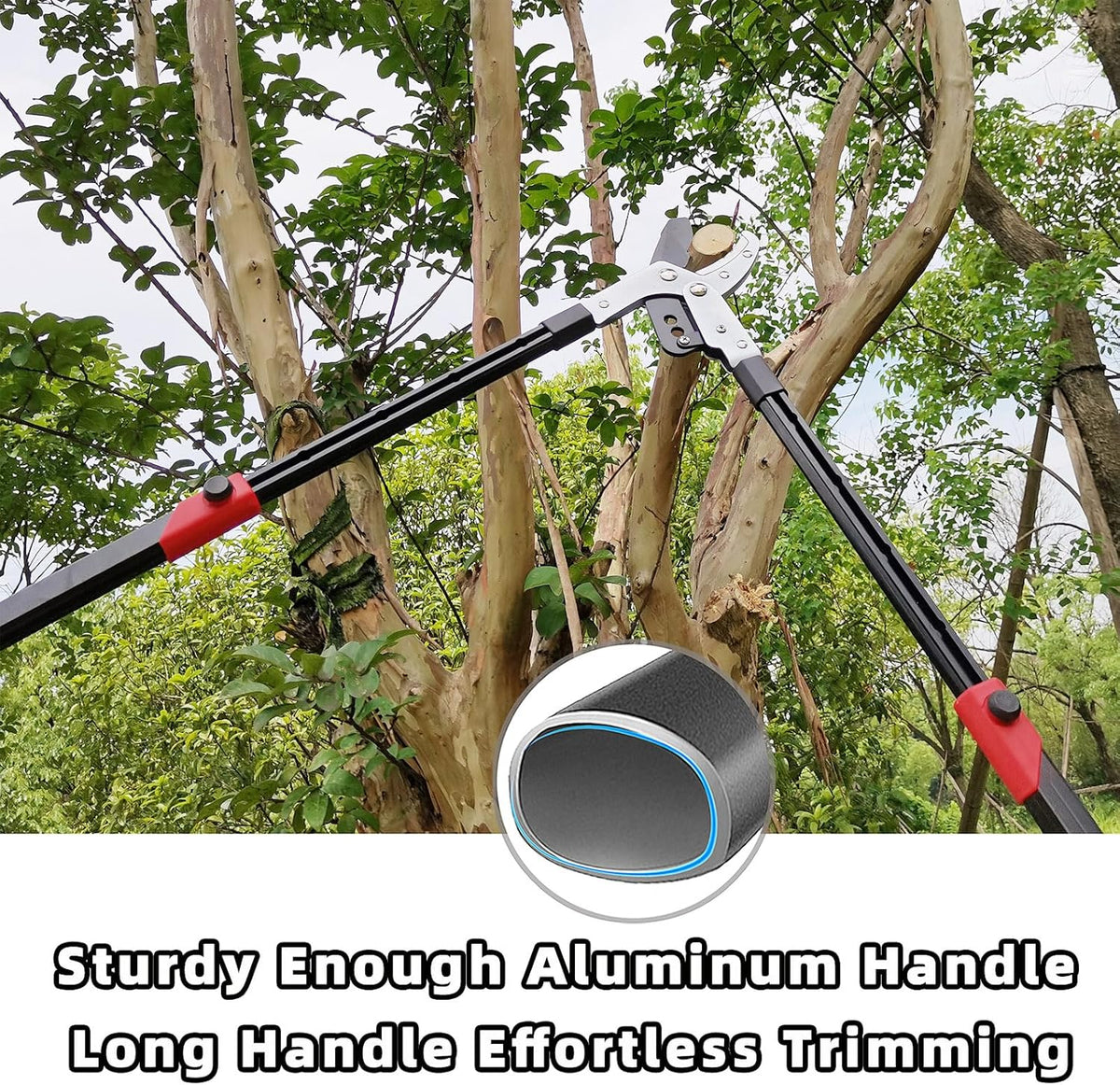 Loppers Branch Cutter Heavy Duty Tree Trimmer, Extendable 28-41" Tree Pruner with Compound Action