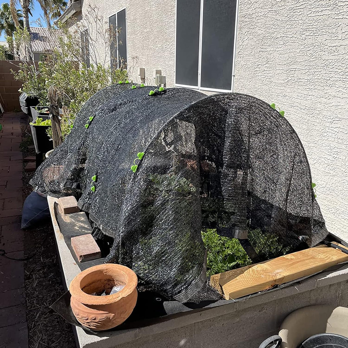 Garden Hoops Grow Tunnel, 6 Sets of 7FT Greenhouse Hoops for Raised Beds, Rust-Proof Fiberglass