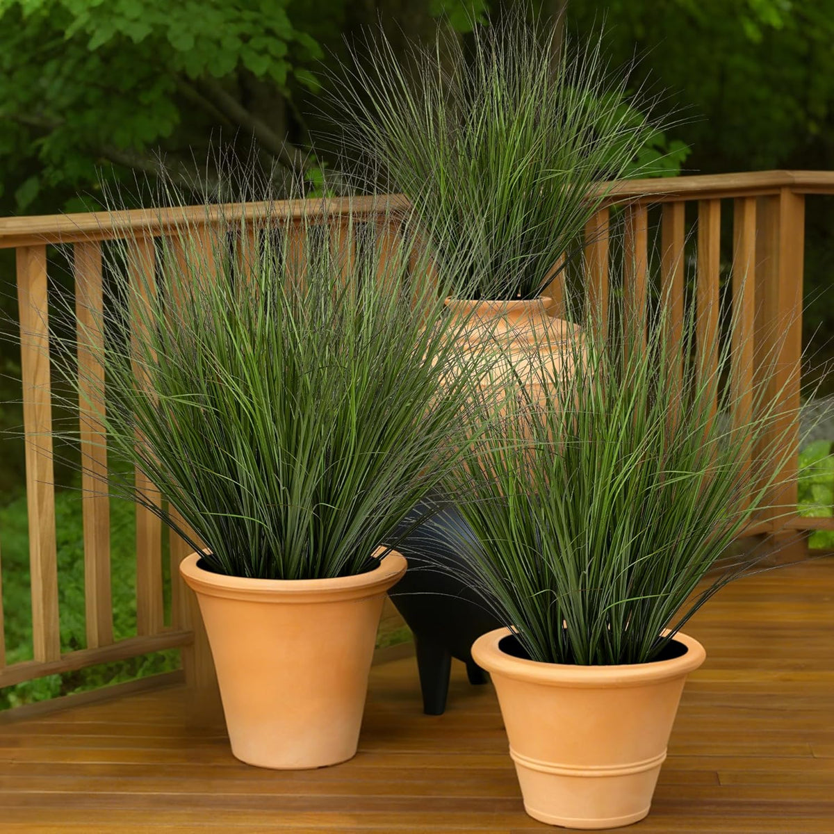 48PCS Fake Plants Artificial Wheat Grass Greenery Plastic Plants Fake Grass Artificial Plants for