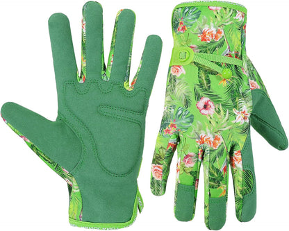 HANDLANDY Women Safety Work Gloves Utility Touch Screen Working Grip Glove for Yardwork Gardening