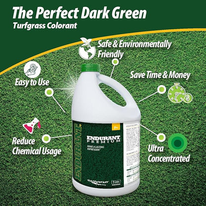 Endurant Turf Colorants - Premium Spray On Green Grass Paint For Lawns - Revives Dry, Patchy Yards