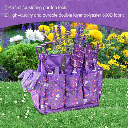 Gardening Gifts for Women, Gardening Tools for Women, 14 PCS Garden Tools Set Kit with Garden Tool