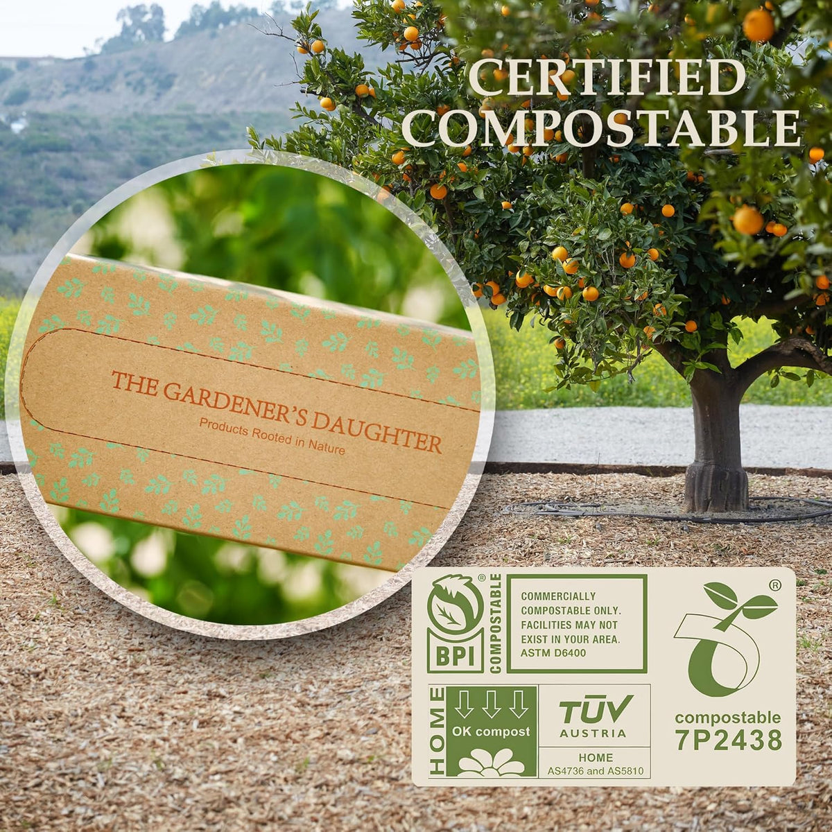13 Gallon Compostable Trash Bags – Extra Strong, Drawstring Kitchen Bags (30 Count, White) |