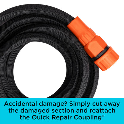 Black + Decker® 25 ft x 5/8 in, Expanding Garden Hose – Lightweight, Kink-Resistant, Quick Repair
