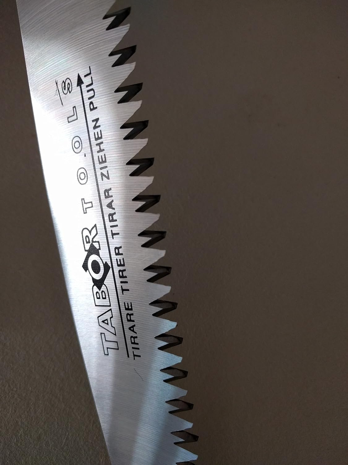 TABOR TOOLS Pruning Saw with Sheath, 10 Inch Hand Saw with Straight Blade and Holster, Suitable for