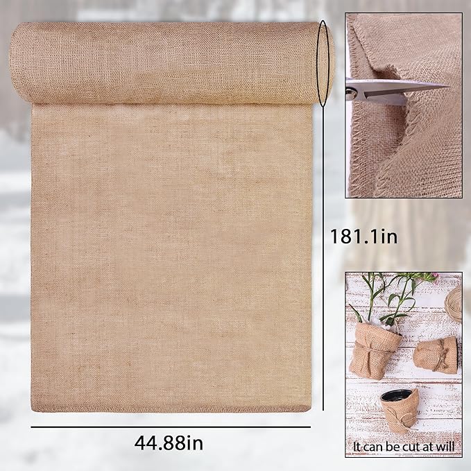 Natural Burlap Plant Covers Freeze Protection,Burlap Winter Frost Plant Blankets for Trees and
