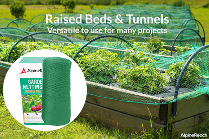 AlpineReach Garden Netting 7.5 x 100 ft Heavy Duty Bird Net, Deer, Plant Protection Extra Strong
