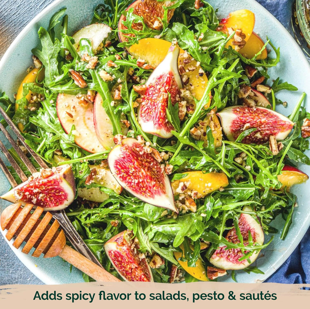KVITER 2500 Roquette Arugula Seeds (Diplotaxis tenuifolia) - Arugula Fresh Organic & Non GMO