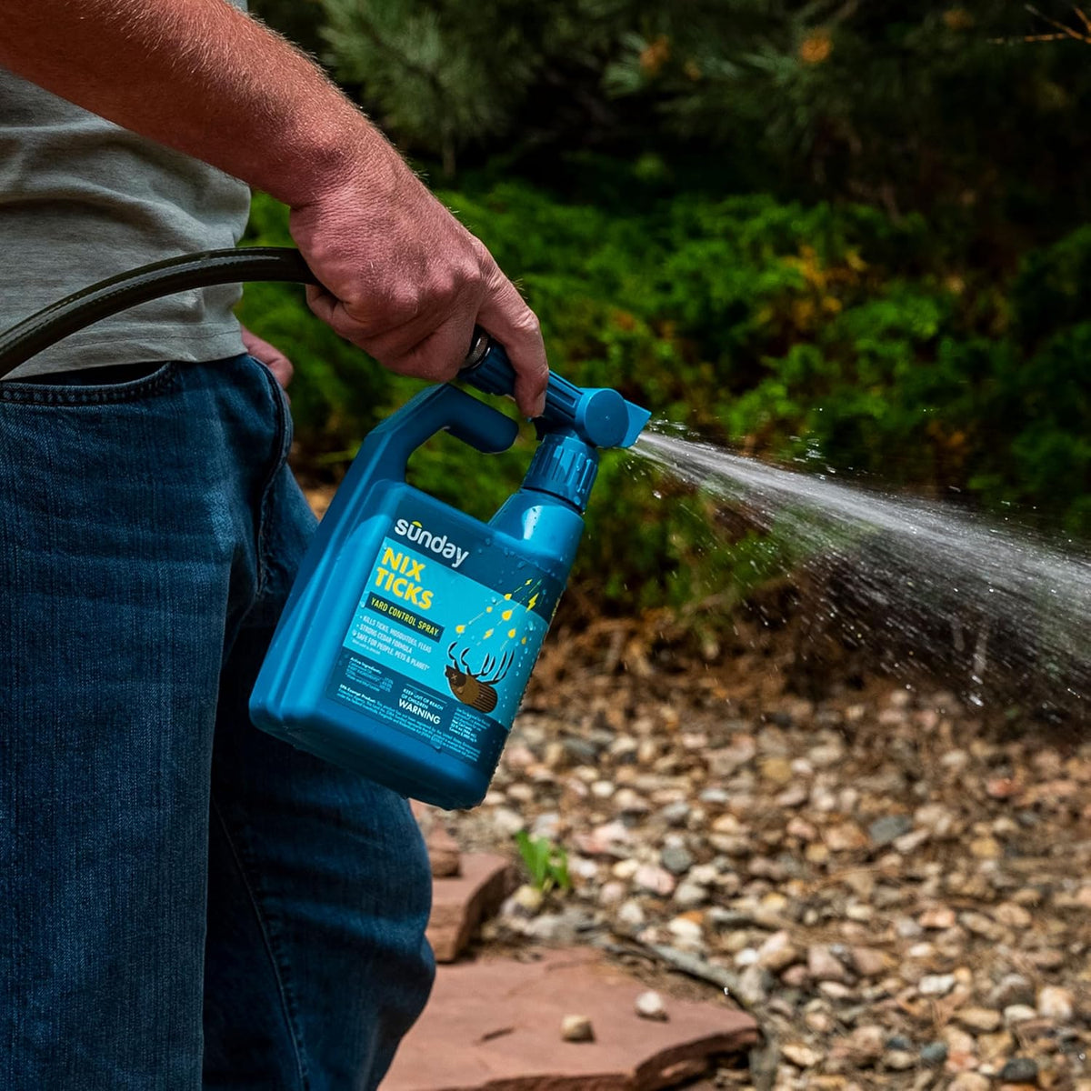 Sunday Nix Ticks - Tick Control Spray - Ready-to-Use Bug Spray - Concentrated Cedar Oil - Helps