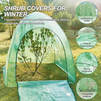 59″*59″*60″ Winter Plant Warm Covers - Raised Bed Cover, Garden Row Accelerator, Warm Tent Freeze