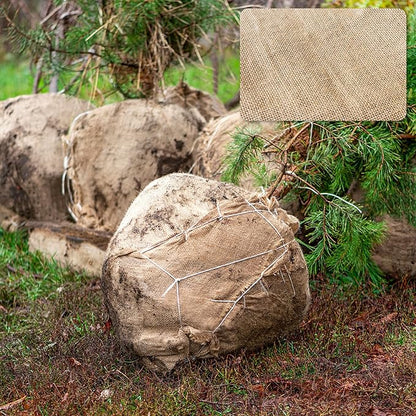 Natural Burlap Plant Covers Freeze Protection,Burlap Winter Frost Plant Blankets for Trees and