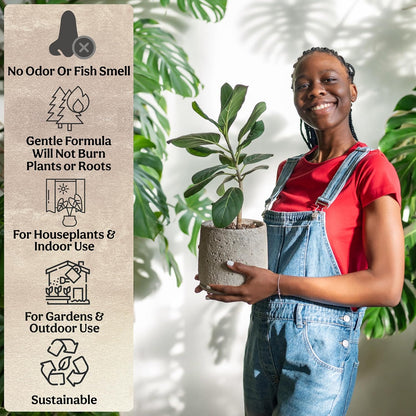 The All-in-One Complete Organic Plant Food, Indoor Plant Food for Houseplants, Organic Fertilizer