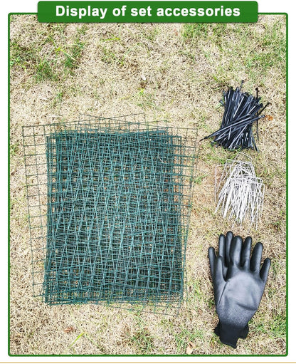 24Pcs Plant Protectors from Animals - Plant Cages for Outdoor Plants 11.8"x15.8" Metal Mesh Garden