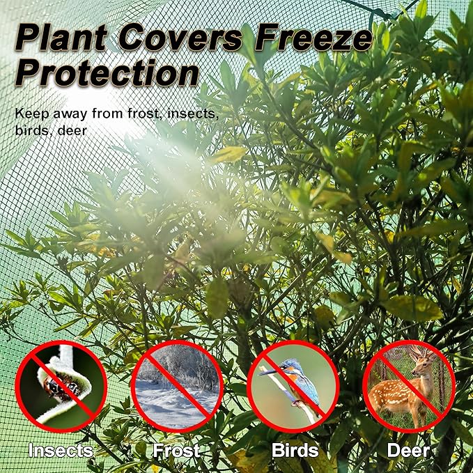 50″*50″*40″ Winter Plant Warm Covers - Raised Bed Cover, Garden Row Accelerator, Warm Tent Freeze