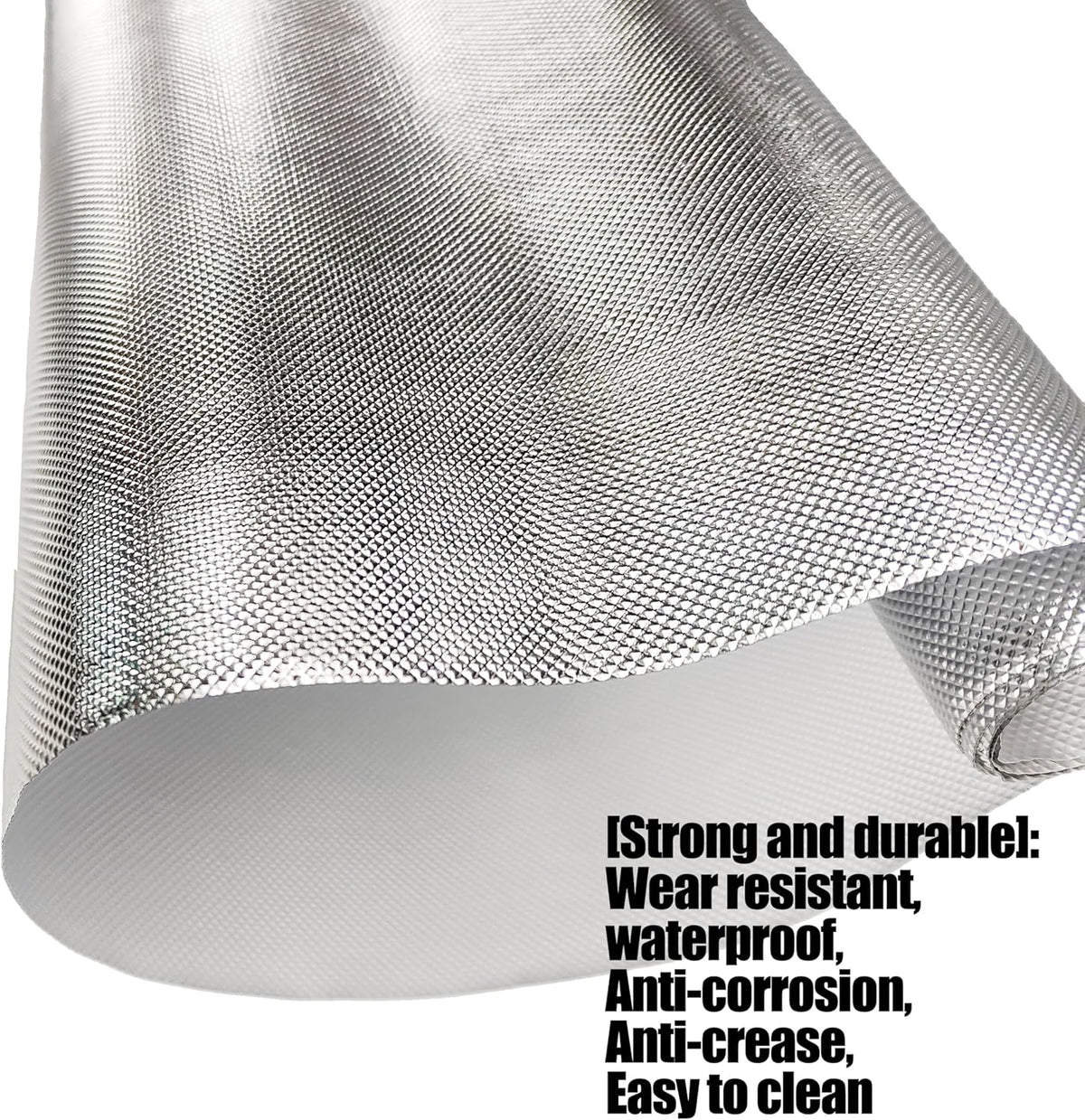 TEXALAN(R) Mylar Film Roll Diamond Film Foil Roll Highly Reflective for Grow Room 6 Mil 4X100FT