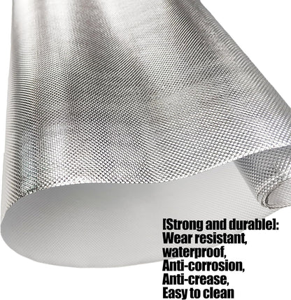 TEXALAN(R) Mylar Film Roll Diamond Film Foil Roll Highly Reflective for Grow Room 6 Mil 4X100FT