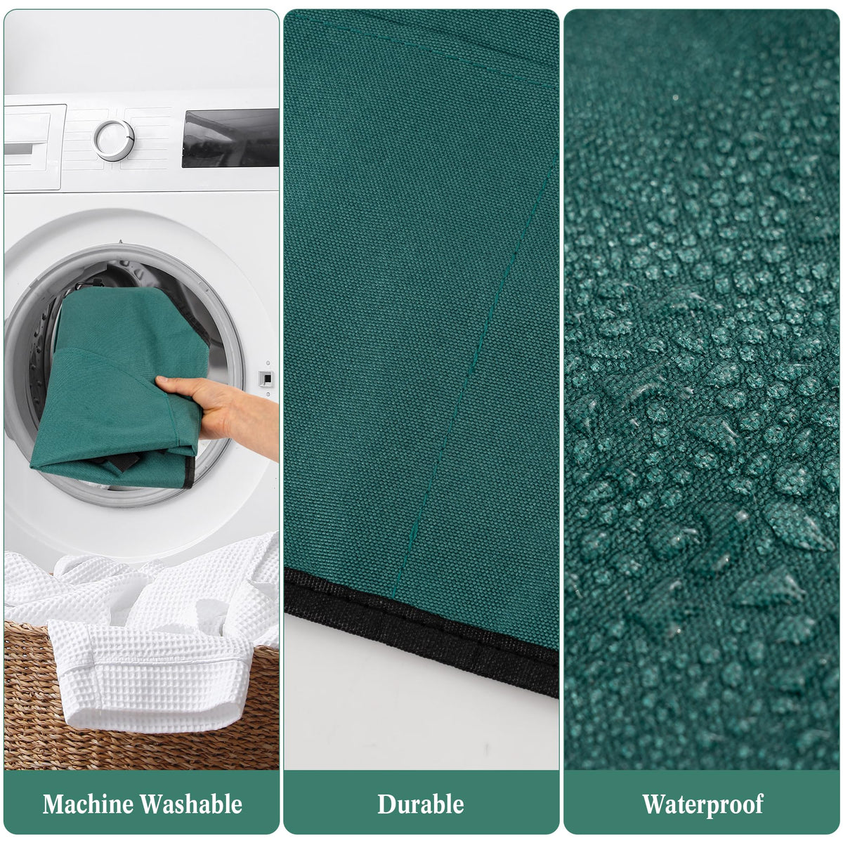LUCKIPLUS Gardening Apron, Garden Apron for Women with Pockets, Waterproof 600D Heavy Duty Cross