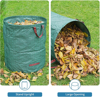 Reusable Leaf Bags, Tear-resistant & Reusable Lawn Bags, Yard Waste Bags, 72 Gal, 6 Pack