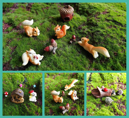 HYG Miniature Fairy Garden Accessories, Figurines, Landscape Set, Potted Horticulture Ornaments for