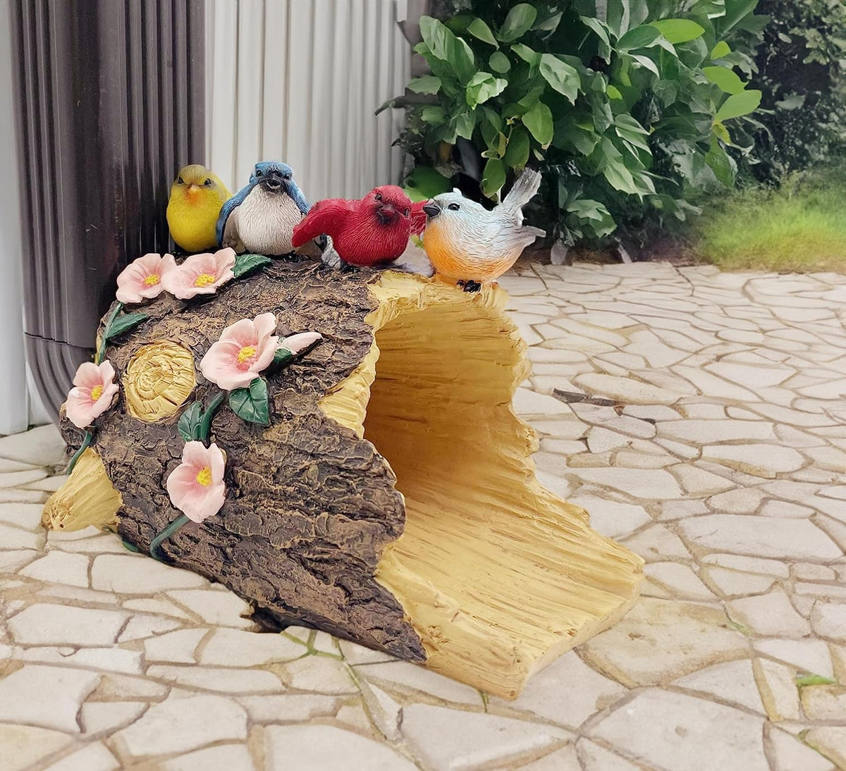 Bird Statues Gutter Downspout Extension Statues Garden Decoration,Resin Statue Outdoor Decor,Animal