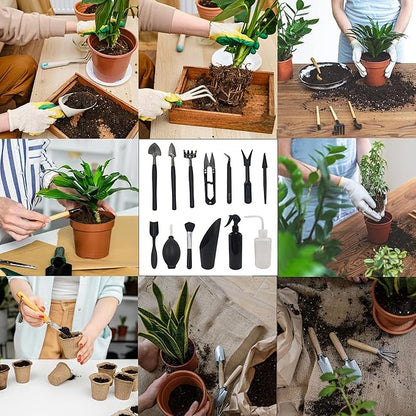 13Pcs Succulent Tools Set Mini Garden Tool Kit Transplanting Tools for Succulent Care Miniature