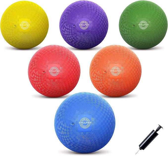 Dodgeballs Playground Balls, Dodge Ball Set for Kids & Adults, Bouncing Kickballs Handball for