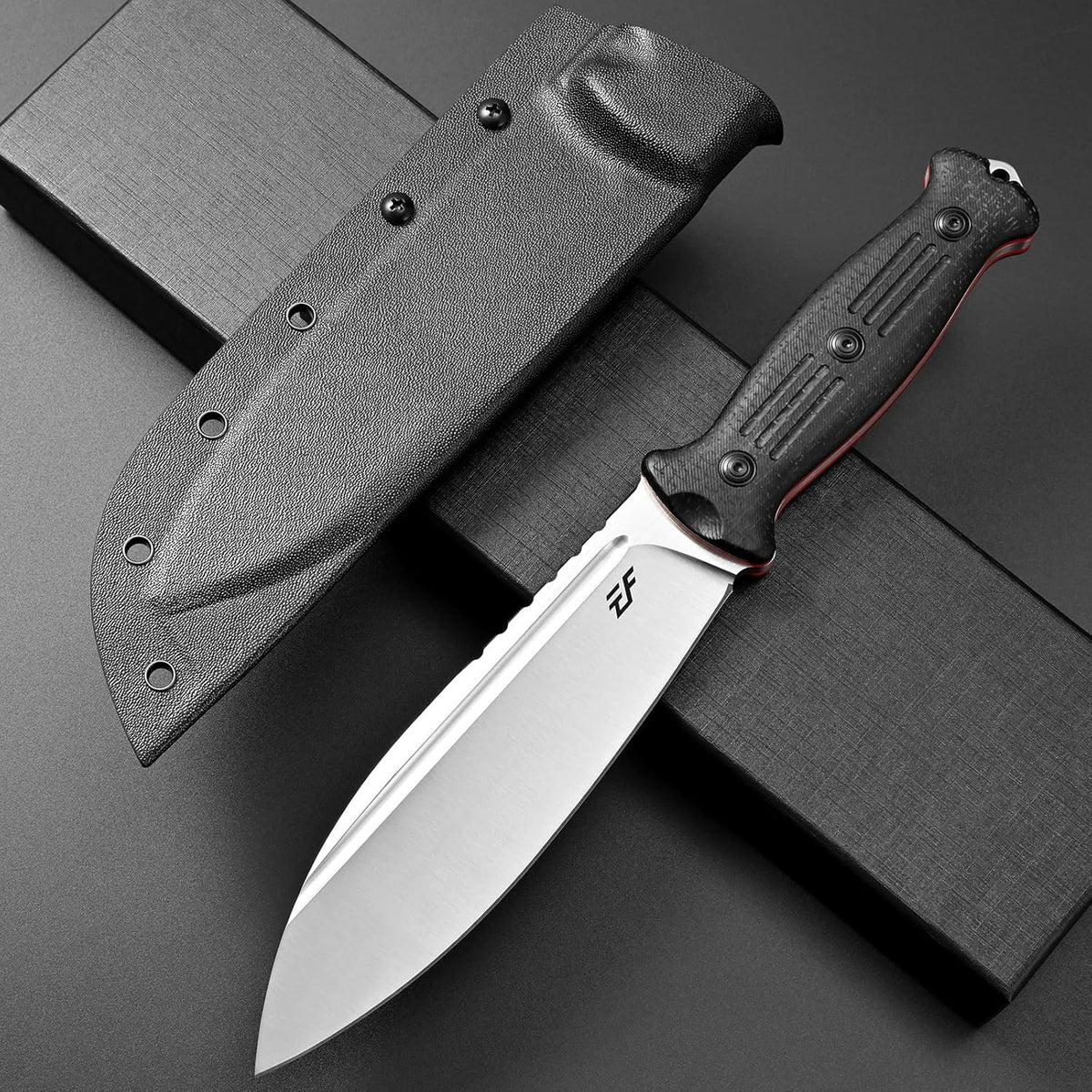 Eafengrow EF149 Fixed Blade Knife N690 Steel Blade Colorful G10 Handle Full Tang EDC Straight Knife
