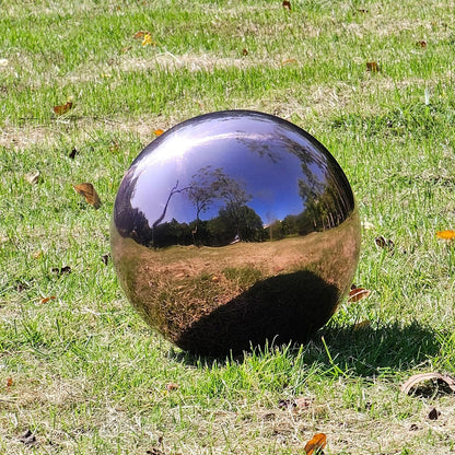 Stainless Steel Gazing Globe Mirror Ball, Decorative Gazing Balls for Garden, Reflective Smooth