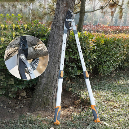 AIRAJ 27-41'' Extendable Anvil Loppers Heavy Duty with Compound Action, Tree Trimmer with 2 Inch