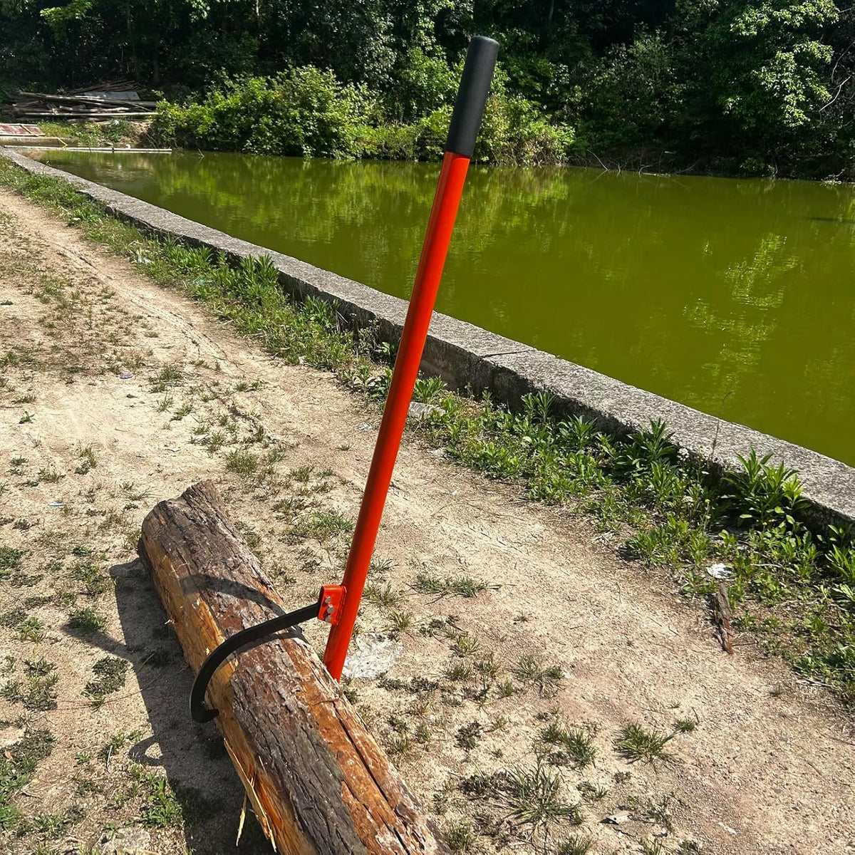 51" Felled Cant Hook Logging Tool - Cant Hook Log Roller Tool, max 19 Inch Opening Felling Log