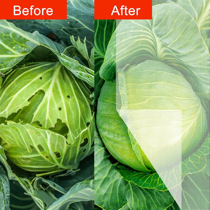 Agfabric Bird Netting 120" Hx120 W Garden Netting Insect Pest Barrier,Plant Cover Fruit Tree