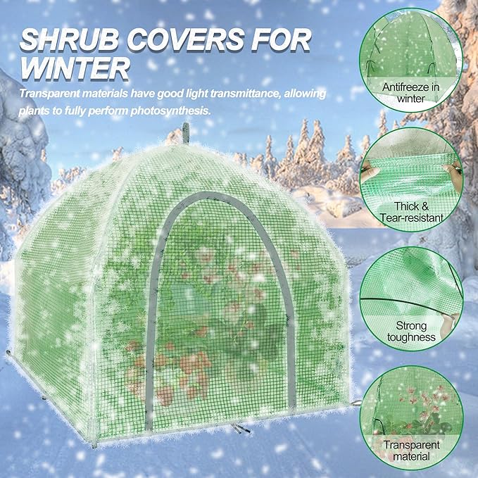 24.5″ *24.5″ *20.5″ Winter Plant Warm Covers - Raised Bed Cover, Warm Tent Freeze Protection