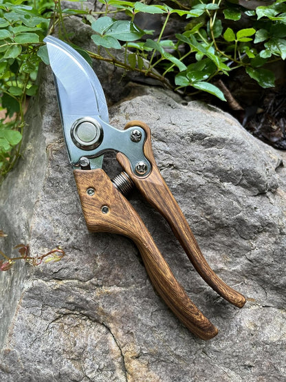 Bypass Pruning Shears for Gardening - SK5 Stainless Steel Garden Snips with Aluminum Alloy Handle