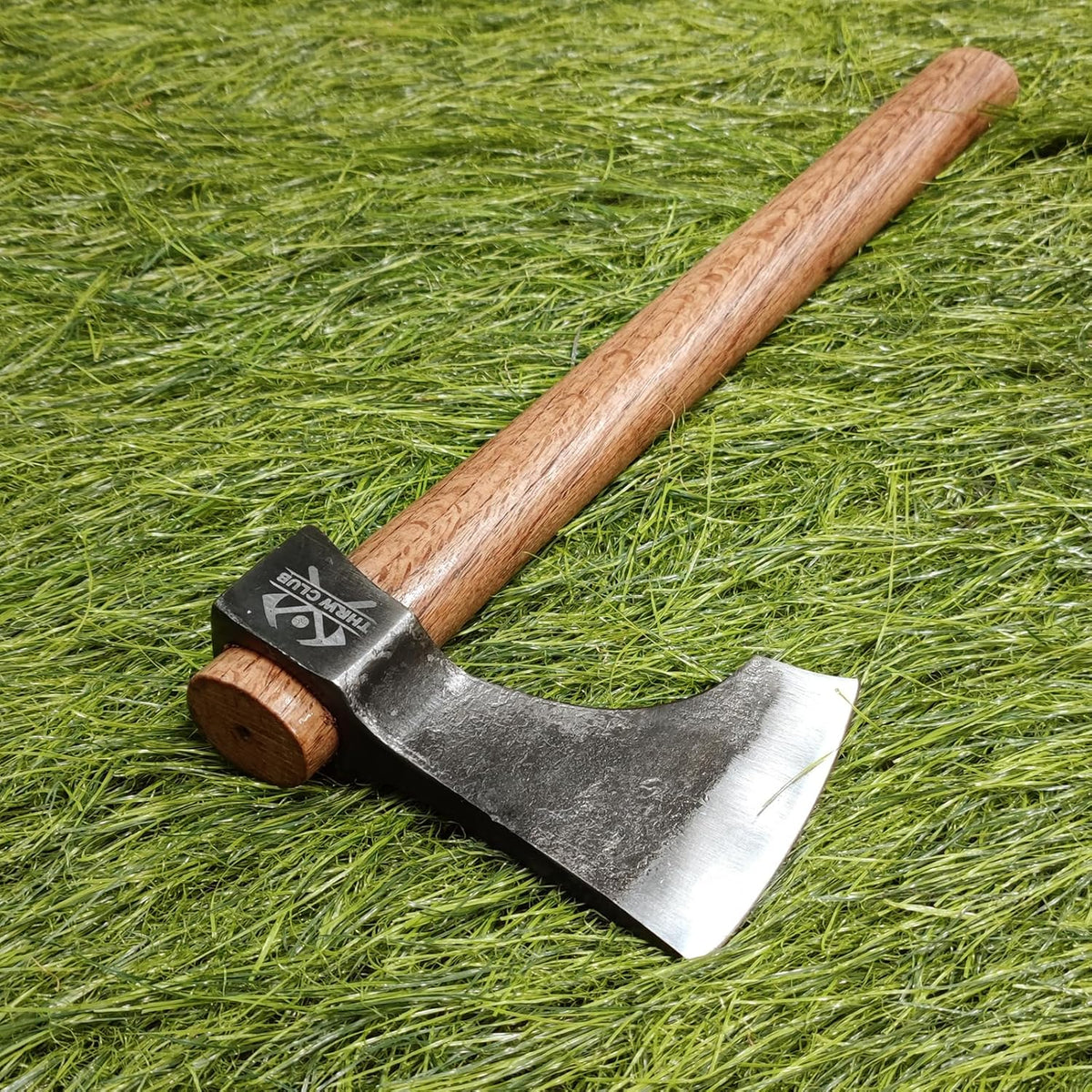 Throwing Axe Set, 16.5" Throwing Tomahawk with 1065 High Carbon Steel & Wooden Handle, Perfect for