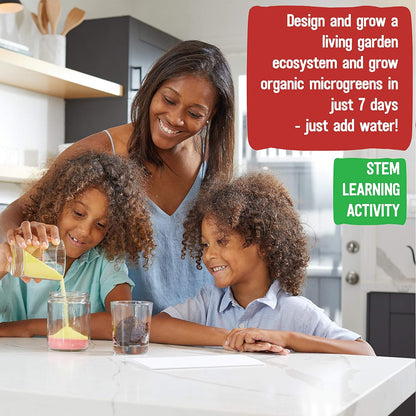 Back to the Roots Terrarium Grow Kit - Easy-to-Use DIY Set for All Ages Small