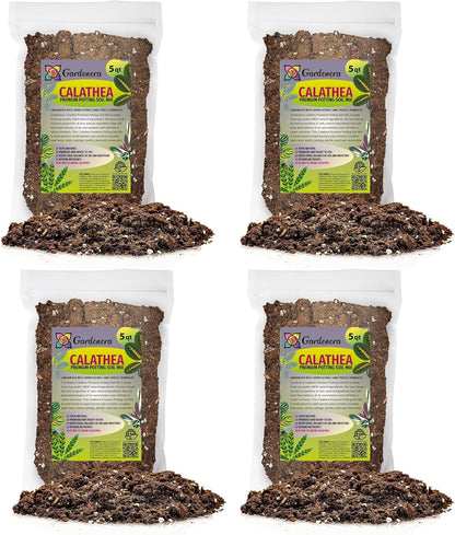 Gardenera Calathea Potting Mix - Unlock Robust Growth and Striking Leaf Patterns with Our