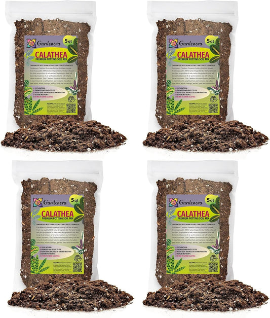 Gardenera Calathea Potting Mix - Unlock Robust Growth and Striking Leaf Patterns with Our