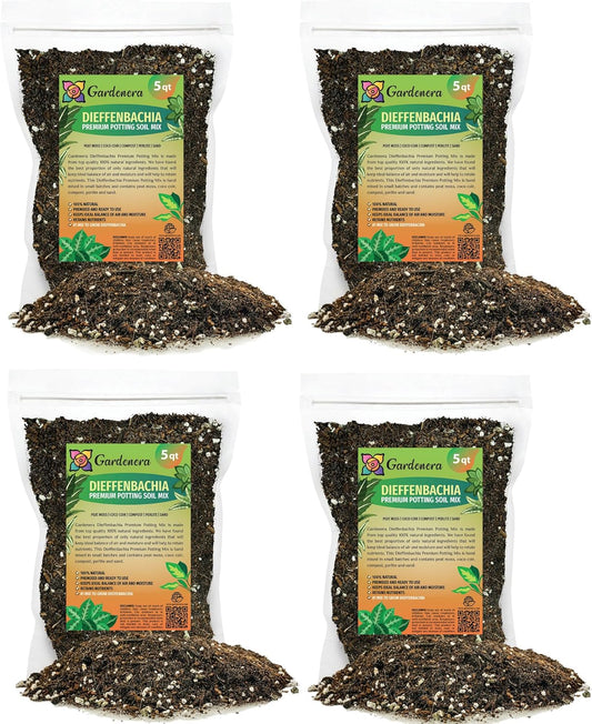 Gardenera Premium DIEFFENBACHIA Potting Soil Mix - Ideal for Growing Robust and Healthy