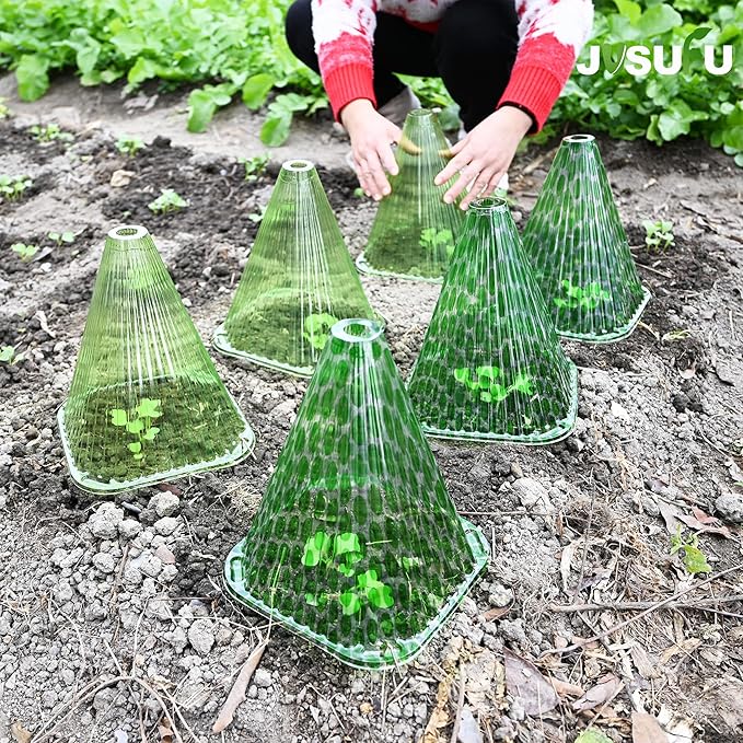 Garden Cloches for Plants,20 Pack Plant Covers Reusable Plant Bell Cover Protects Plants from