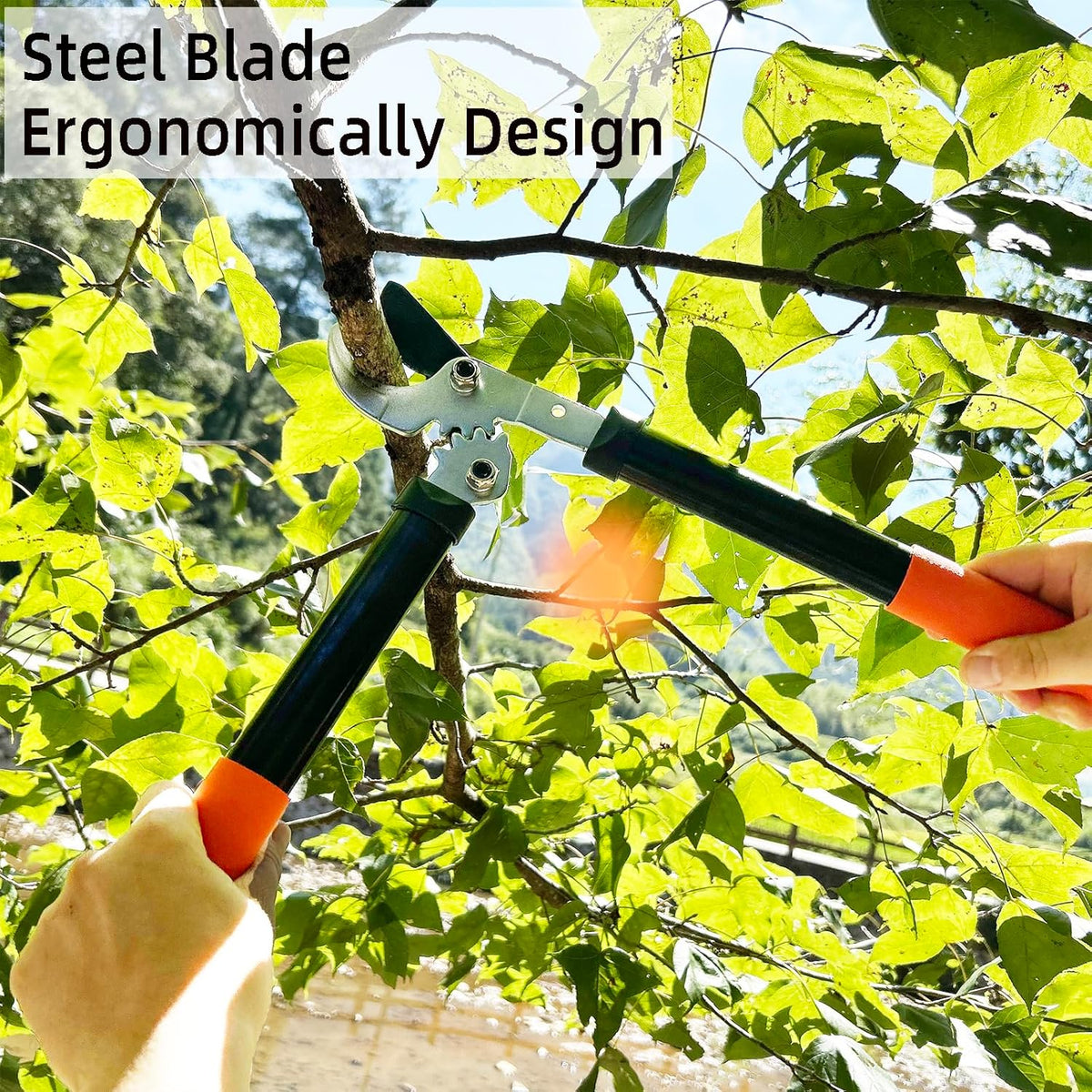 Loppers Tree Trimmer Branch Cutter with Powerful Gear Action, Super Pruner Tree Clippers Tree