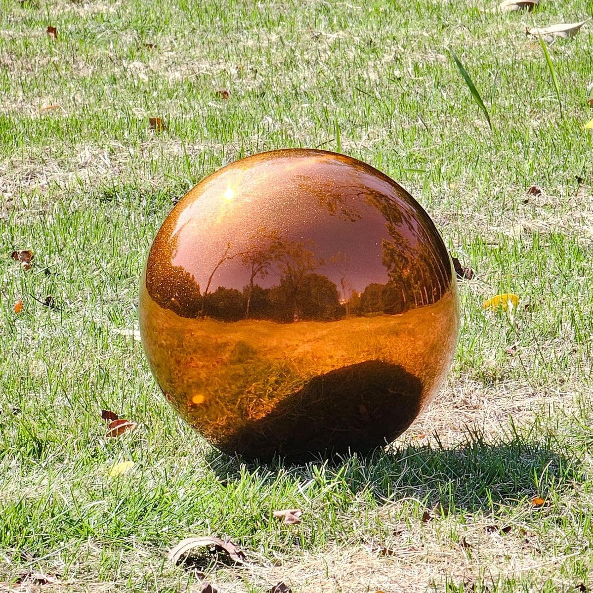 Stainless Steel Gazing Globe Mirror Ball, Decorative Gazing Balls for Garden, Reflective Smooth