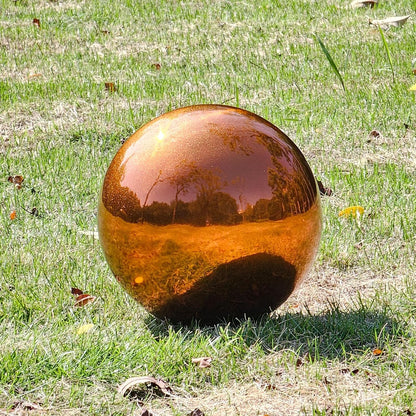 Stainless Steel Gazing Globe Mirror Ball, Decorative Gazing Balls for Garden, Reflective Smooth