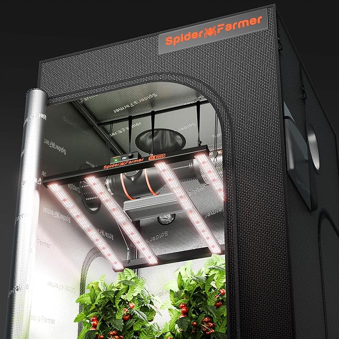 Spider Farmer SE3000 LED Grow Lights 300W, Samsung LM301H EVO Diodes, 2025 Upgraded Remote App
