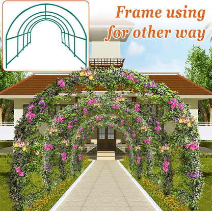 Strong Camel Greenhouse Replacement Frame for 16' X 7' X 7' Larger Hot Garden House , Support Arch