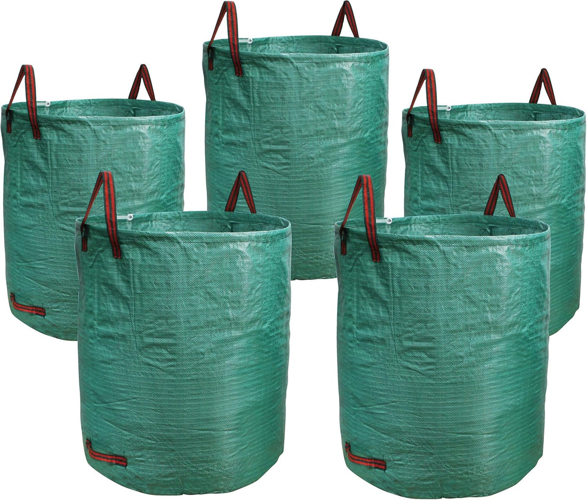 PHYEX 5-Pack 72 Gallons Garden Bag Heavy Duty Gardening Bags, Lawn Pool Garden Leaf Waste Rubbish