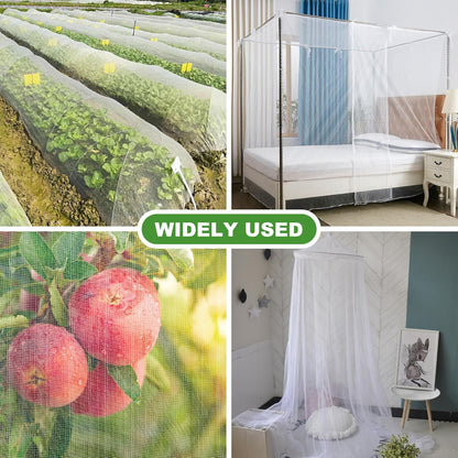 JEYODA Garden Netting Plant Covers Net Ultra Fine Mesh Pest Barrier Net Tree Vegetable Mesh