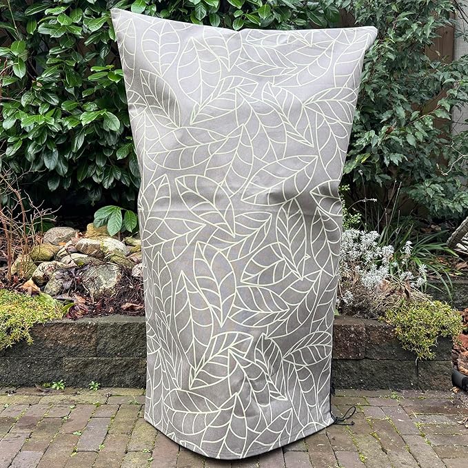 Plant Covers Freeze Protection 32"x47" in 4 Pack | Brown Winter Frost Blankets for Outdoor Plants |