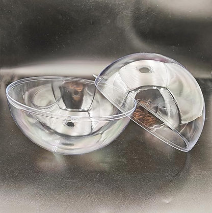 Acrylic Hollow Ball, Clear Plastic Fillable Ornaments Ball, DIY Clear Plastic Balls for New Years