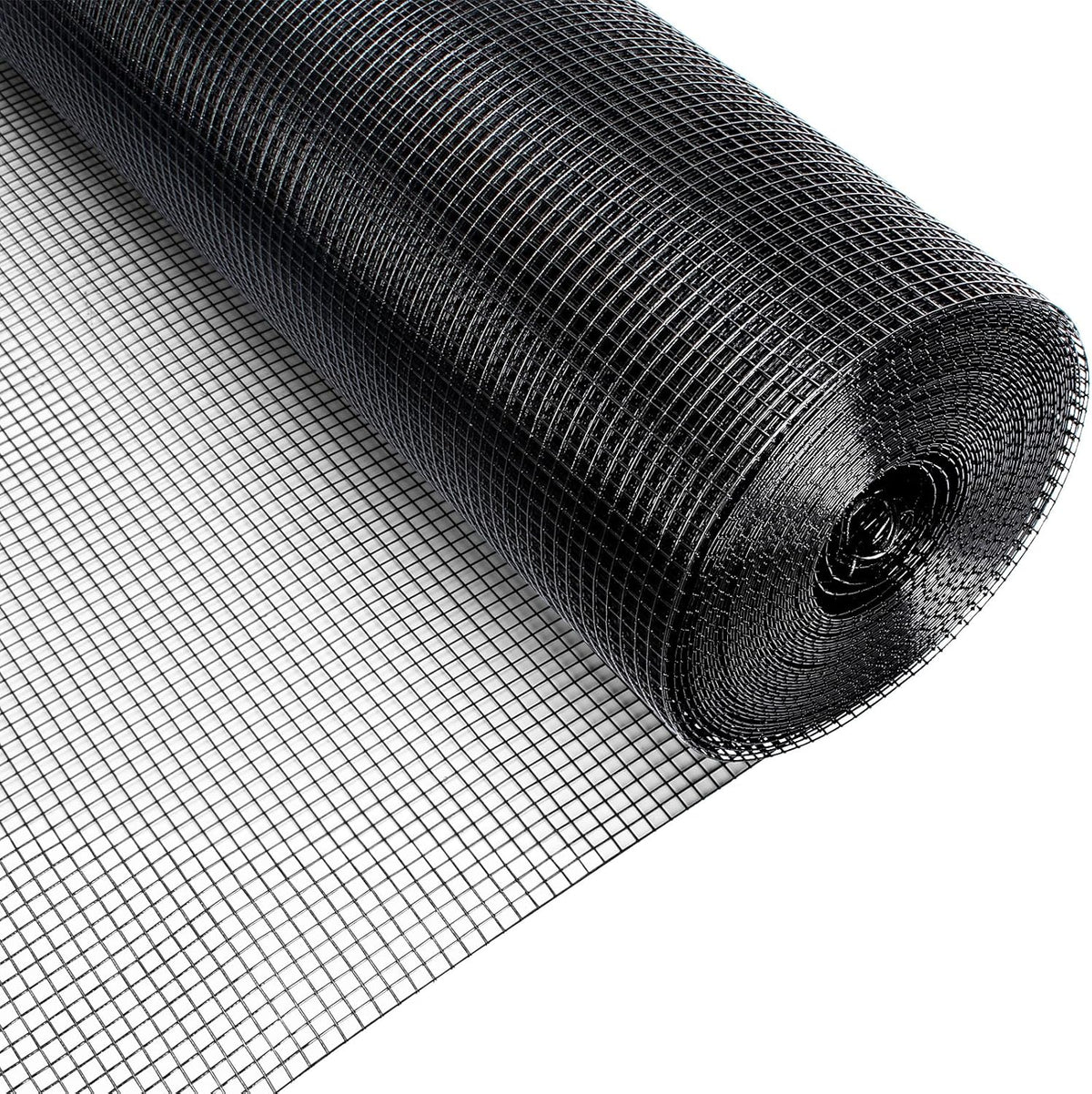 24" x 50' 1/4inch PVC Hardware Cloth Vinyl Coated Chicken Wire Fence Galvanized Welded Mesh Roll